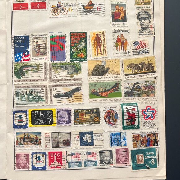 3 World-wide Postage Stamp Albums with stamps. Stamps are used not mint. - Picture 9 of 16